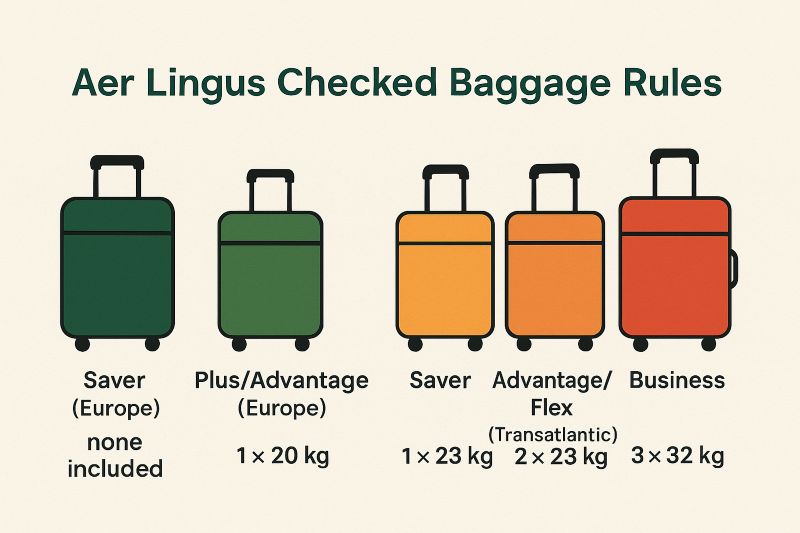 Aer Lingus Checked baggage rules