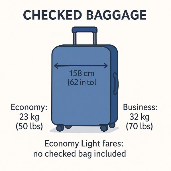 Finnair checked baggage policy