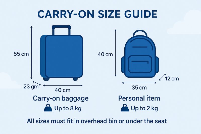 Lot Polish Airlines Carry on Size Guide