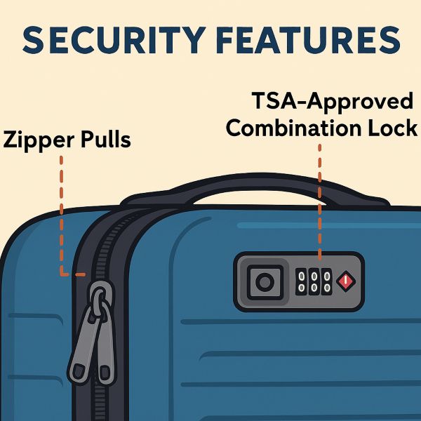 Samsonite Winfield 3 DLX security features