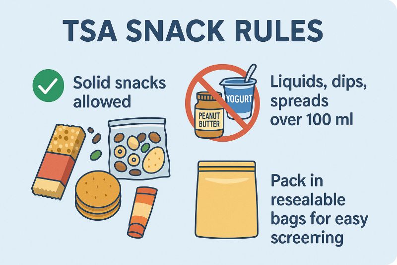 TSA Snack Rules