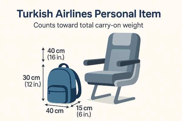 Turkish Airlines Personal Item Rules