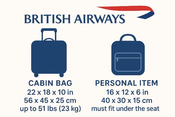 british airways carry on allowance