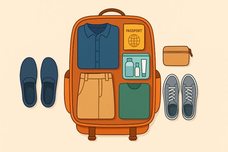 one bag packing layout