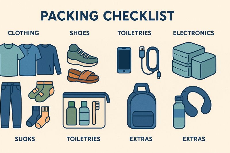 packing checklist
