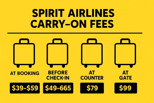 spirit airlines carry-on fees