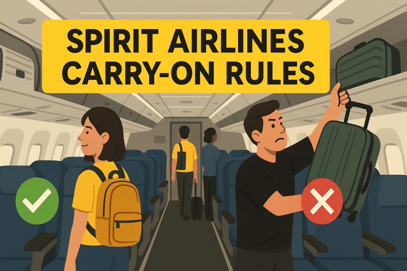 spirit airlines carry on rules